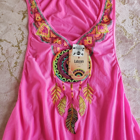 Lateen Style Hot Pink Coverup - Picture 7 of 17